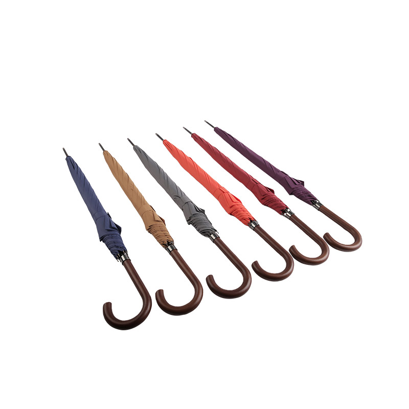 Guarda-chuva reto Pillar Pongee roxo escuro-0E6B0146