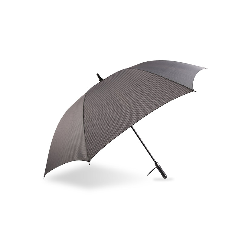 O negócio listrado pode ser guarda-chuva reto pongee automático-0E6B0233