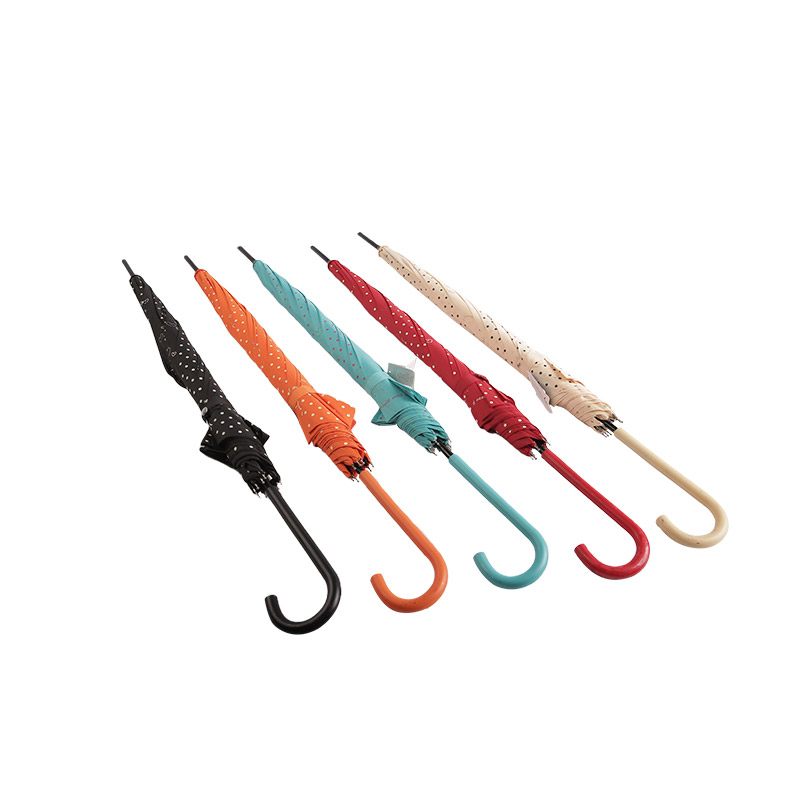 Guarda-chuva Pongee Straight fácil de sair todos os dias-0E6B0271