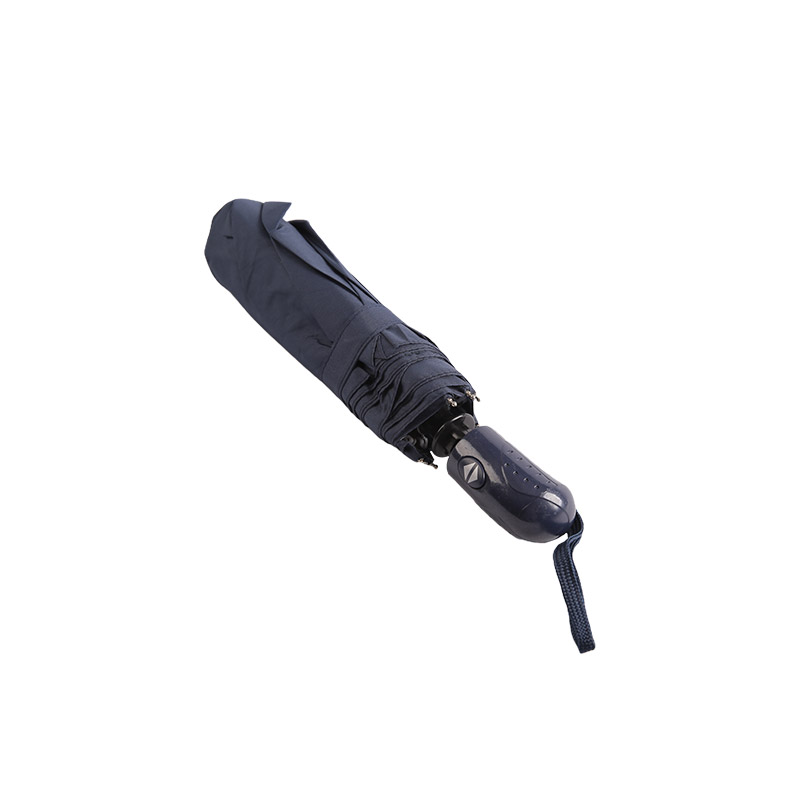 Guarda-chuva Pongee à prova de chuva de cor escura-0E6B0491