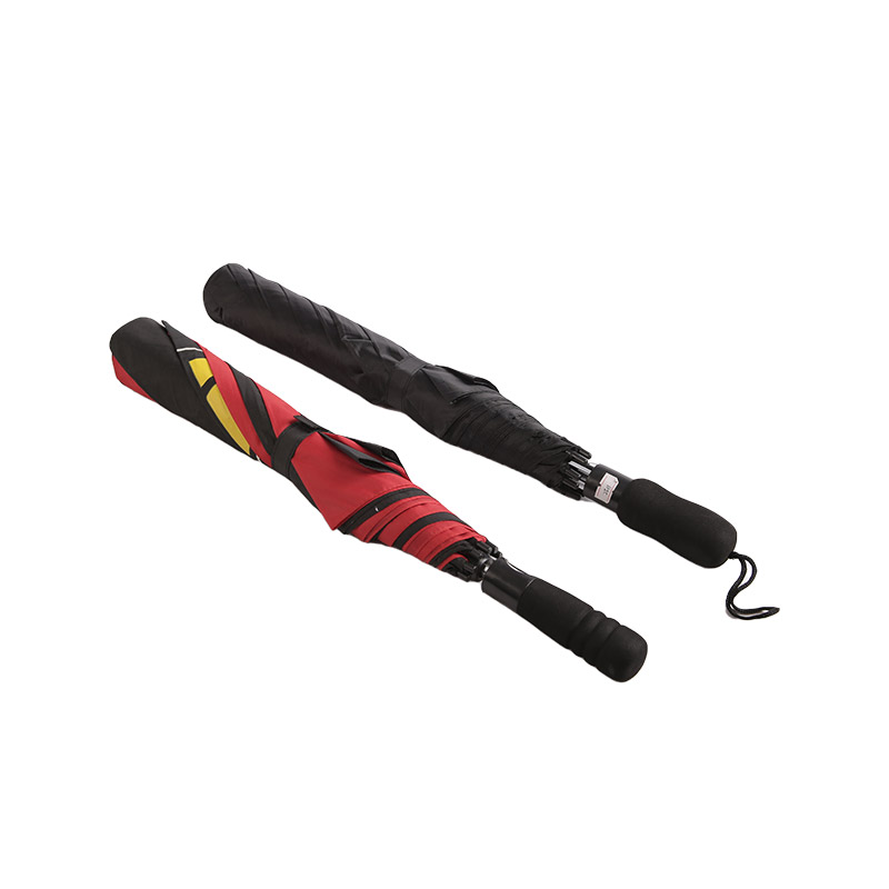 Guarda-chuva duplo pongee com logotipo de duas cores-0E6B0556