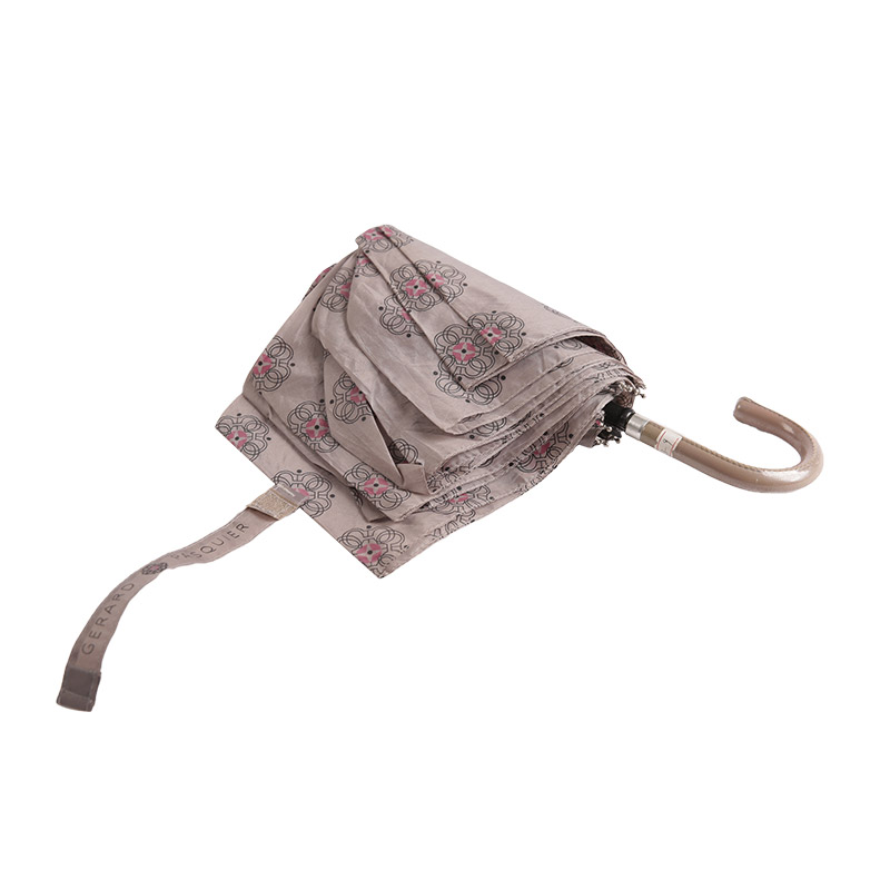 Guarda-chuva triplo de poliéster com impressão em cores claras-0E6B0739