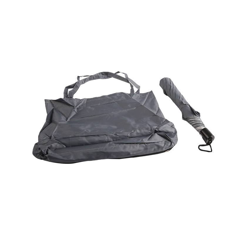 Guarda-chuva duplo simples de metal prateado puro-0E6B0782